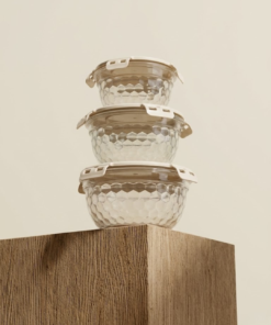 Diamond Bowl Set - 3 Piece